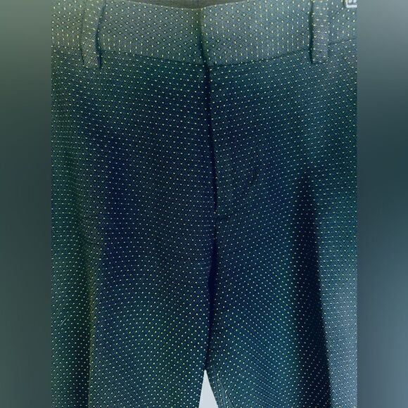 Mr. Turk F/F Ankle Trousers in Navy w/Gold Flecks Excellent Condition Size 28 - Picture 3 of 4